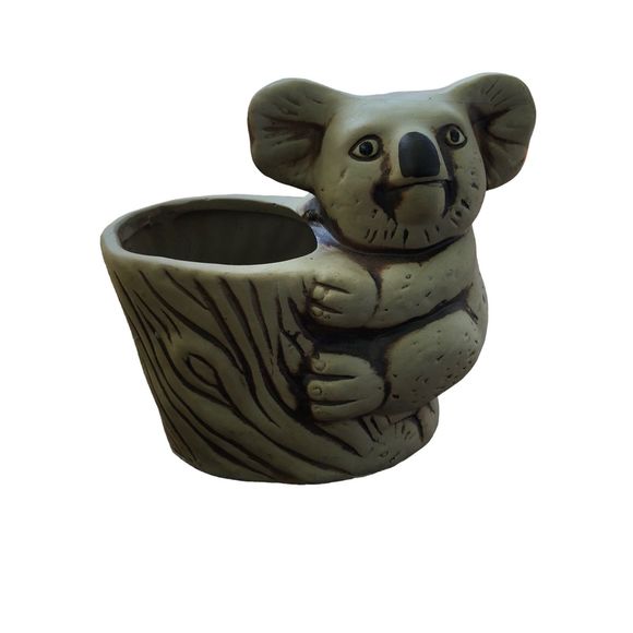 Vintage Koala Bear Ceramic Planter by Armbee Made in Taiwan - Picture 1 of 12